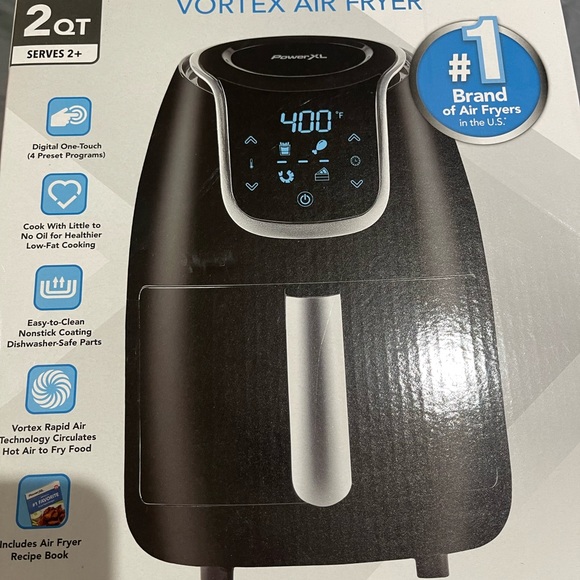 Other As Seen On Tv Power Xl 2qt Vortex Air Fryer W Digital